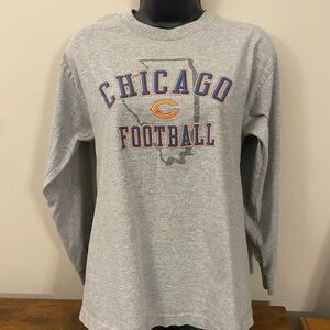 Chicago Bears Reebok Gray Sweatshirt with Blue Tag